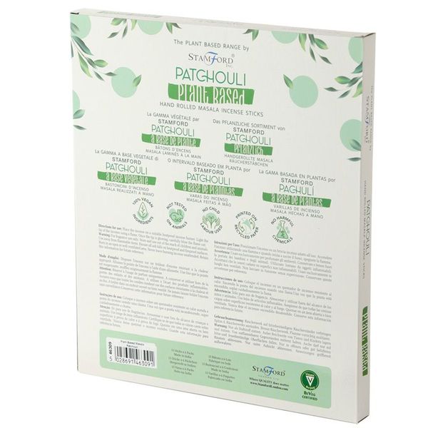 Pack de 6 Bâtonnets d'Encens Masala Végétal - Patchouli