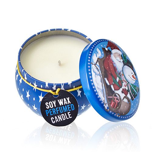 Art Tin Candles - Винтидж Коледа - Портокал с подправки