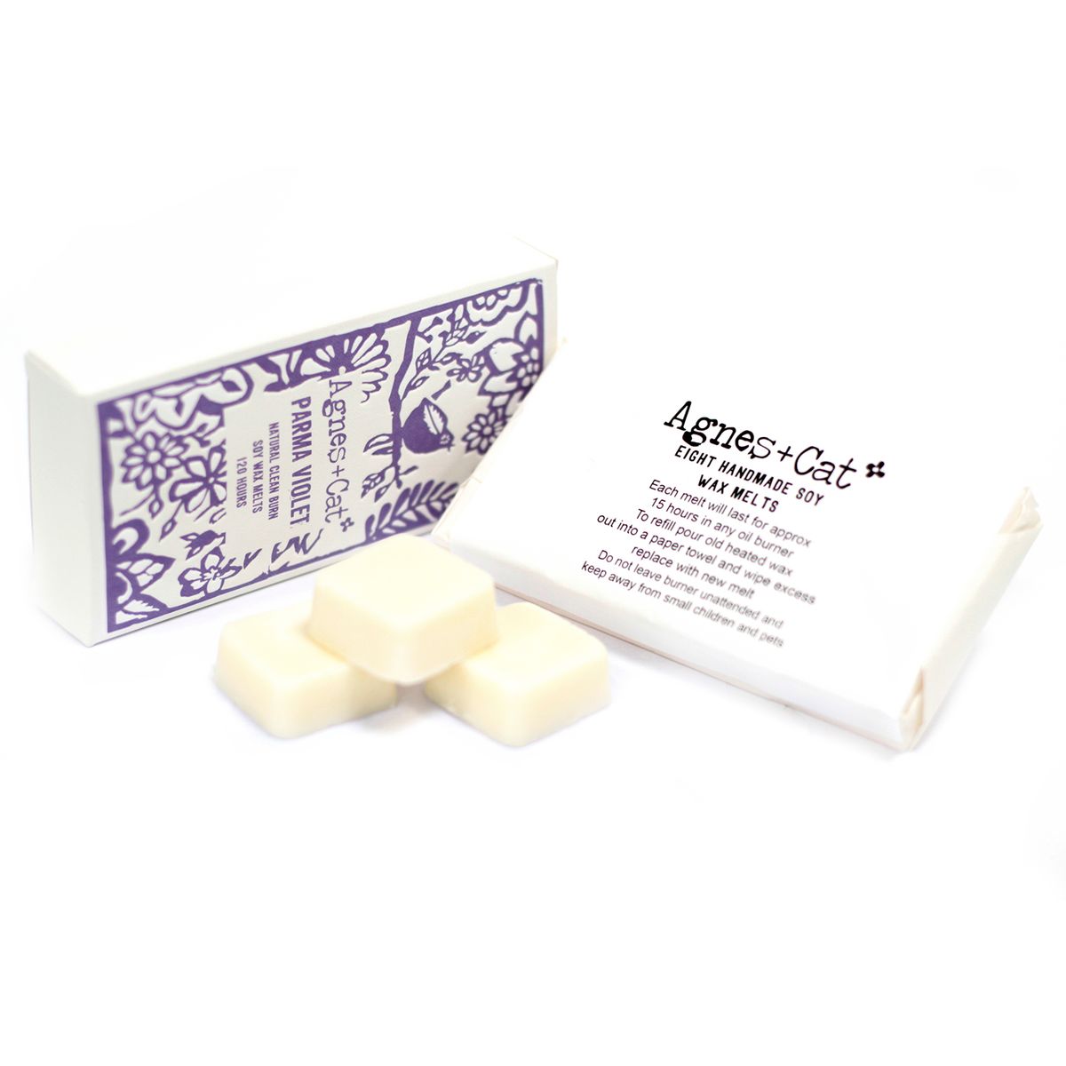 Caixa de 8 velas - Violeta de Parma