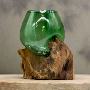 Molten Beer Bottles Glass