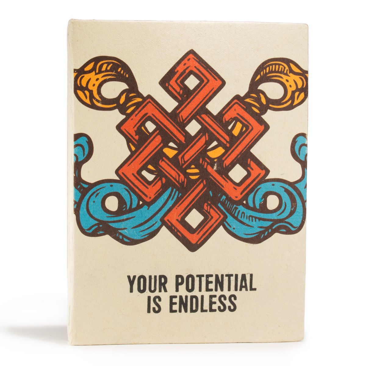 Caderno de inspiração Lrg Lokta (21x15 cm) - 45 folhas - O Teu Potencial - inclui marcador