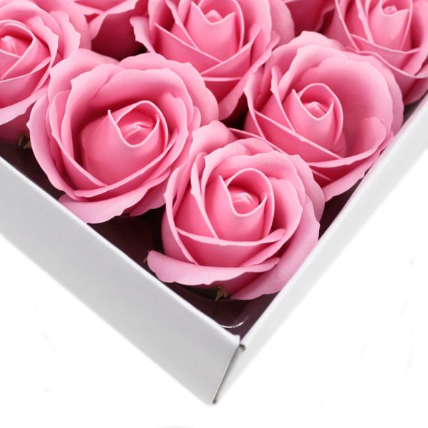 Roses de Savon  pour Bouquet- Medium/Rose