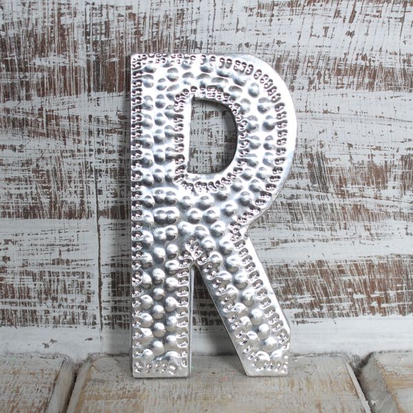 Sm Arty Aluminum Letters - R