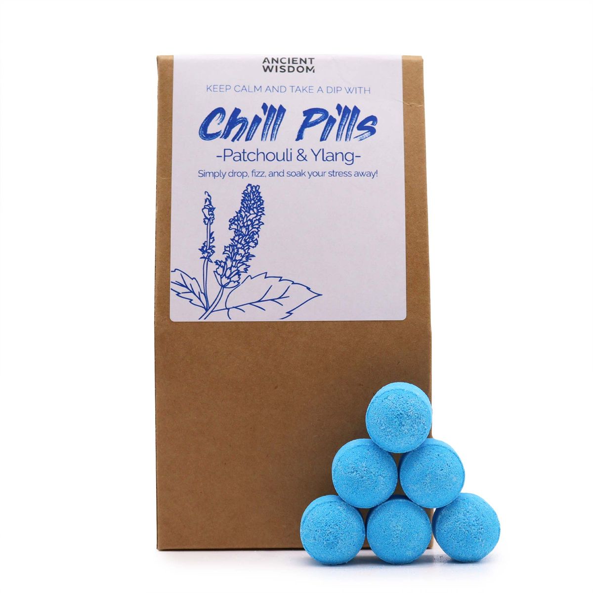 Pacote de presente Chill Pills 350 g - Ylang e patchouli