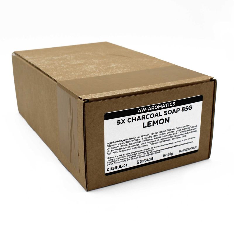 Savon au Charbon 85g- Citron - Marque Blanche