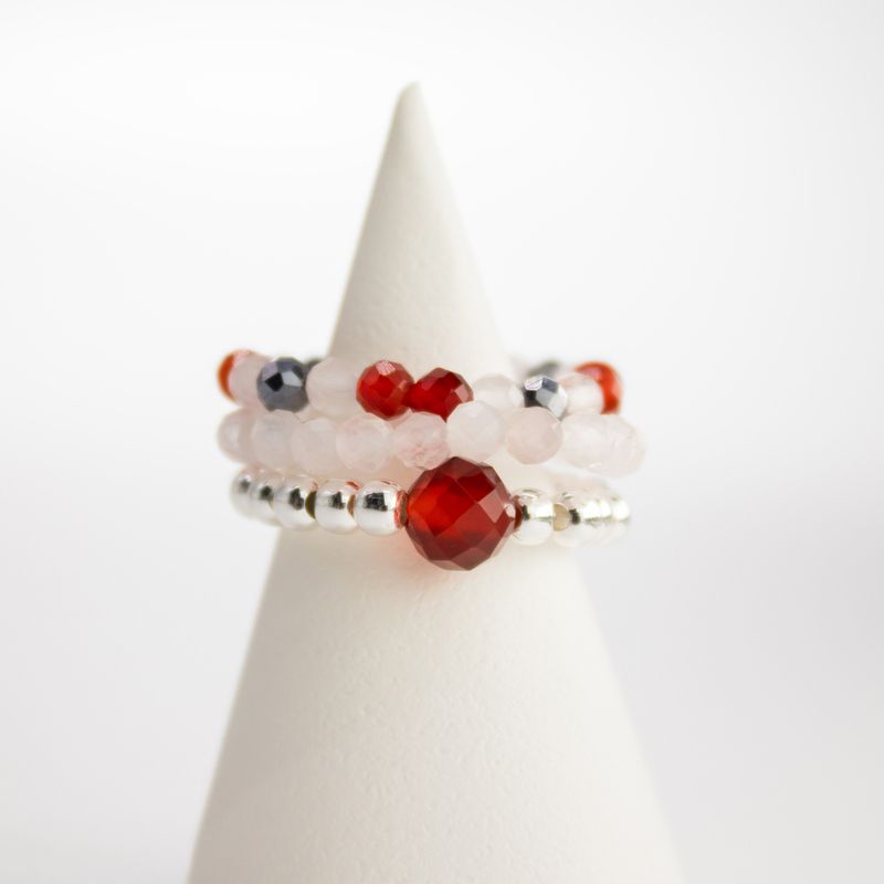 Ring Sets Nymph Spirit Gemstone - Love & Flame