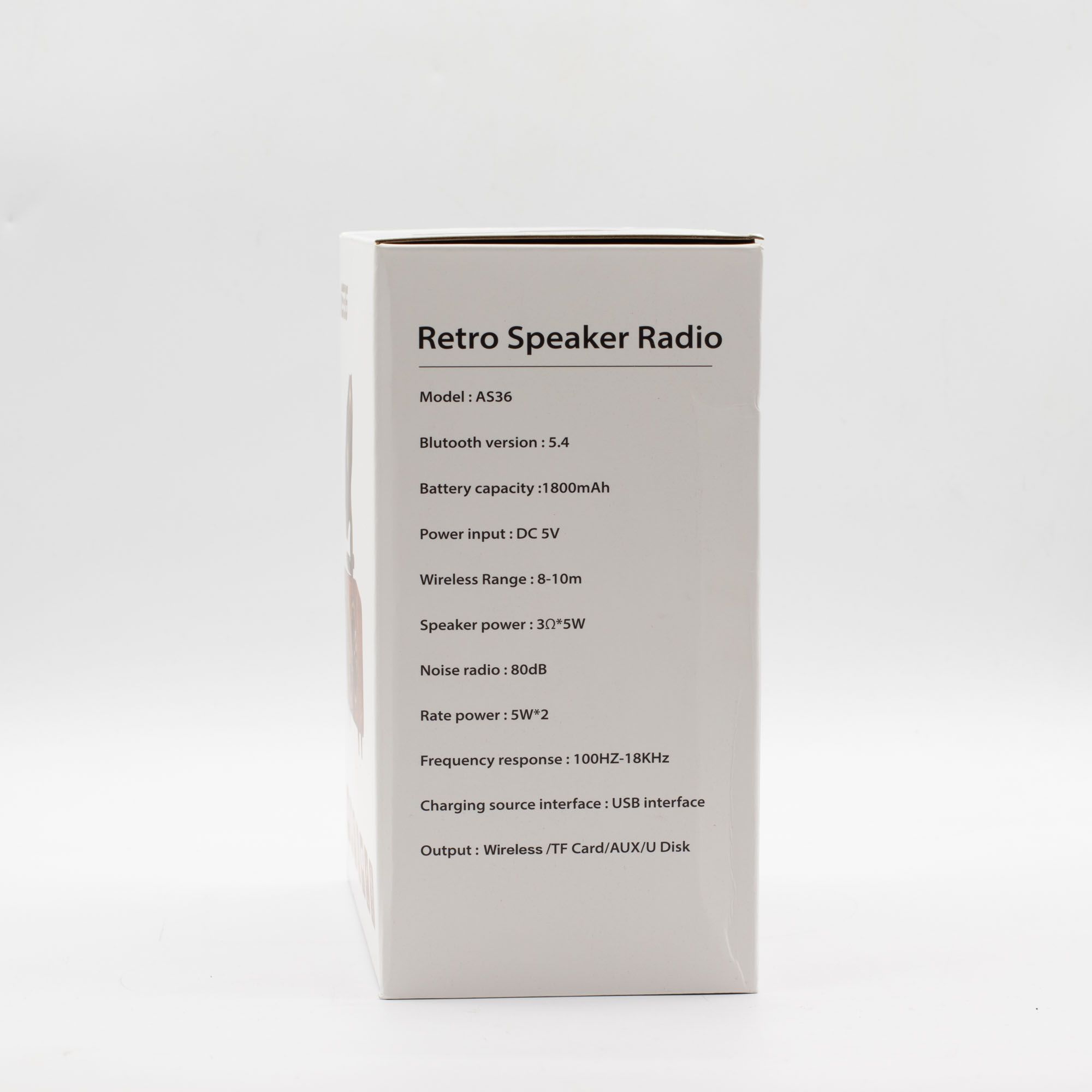 Altavoz de gramófono doble mini retro - Bluetooth - 5,4 vatios x 2