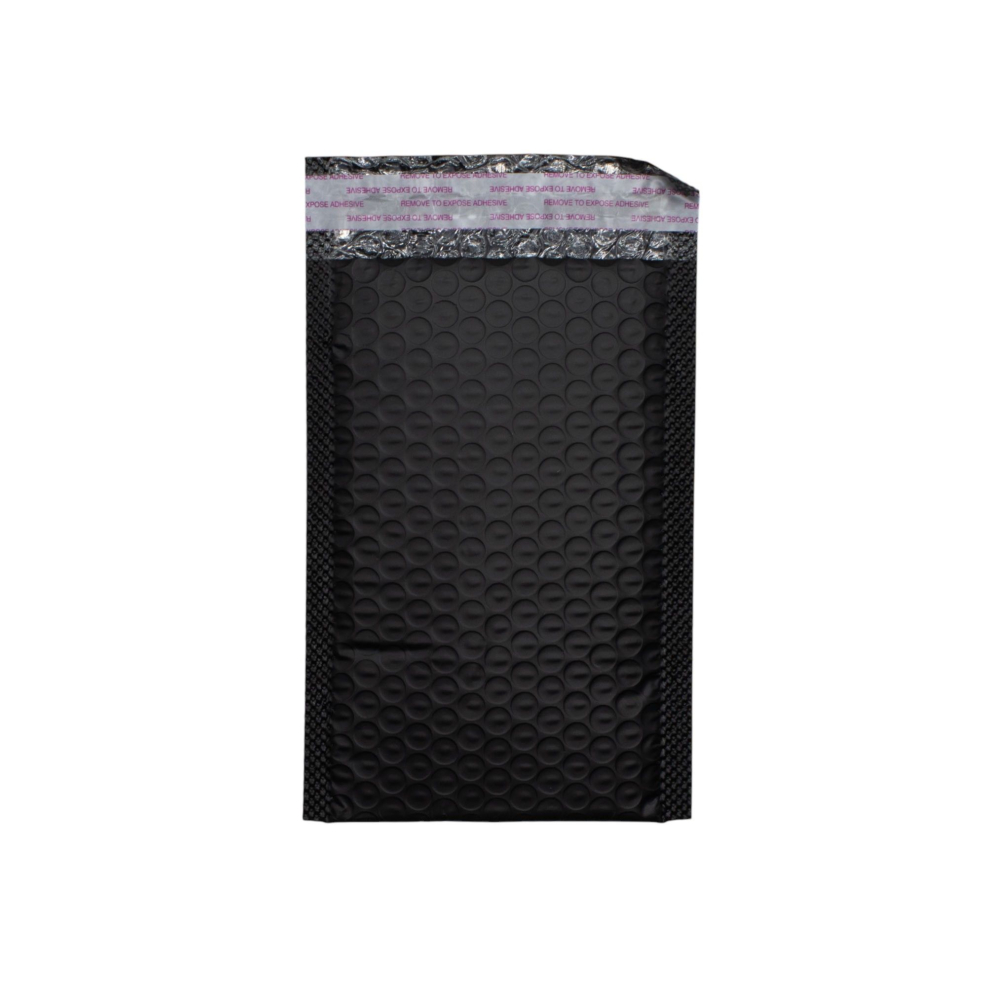 Envelope com Bolhas de Polietileno Preto (130x180+40mm)