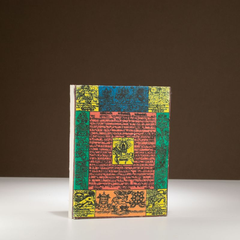 Med Lokta Traditional Prayer Flag Notebook (15x12cm) - 45 leafs - Natural