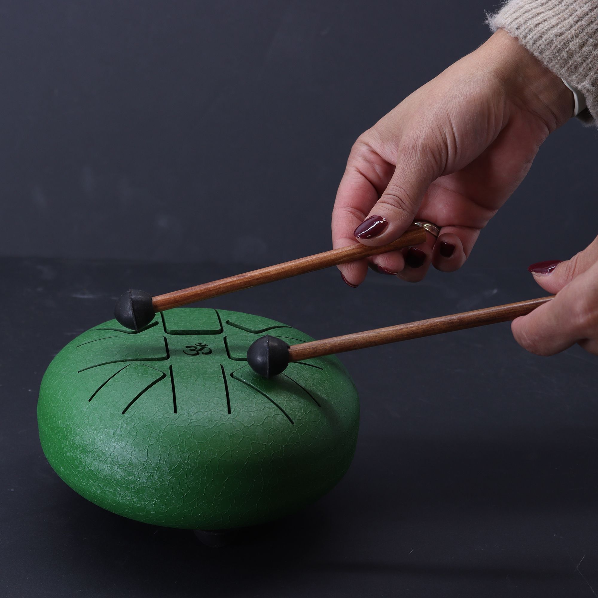 Hapi Drum Om Green - 16cm