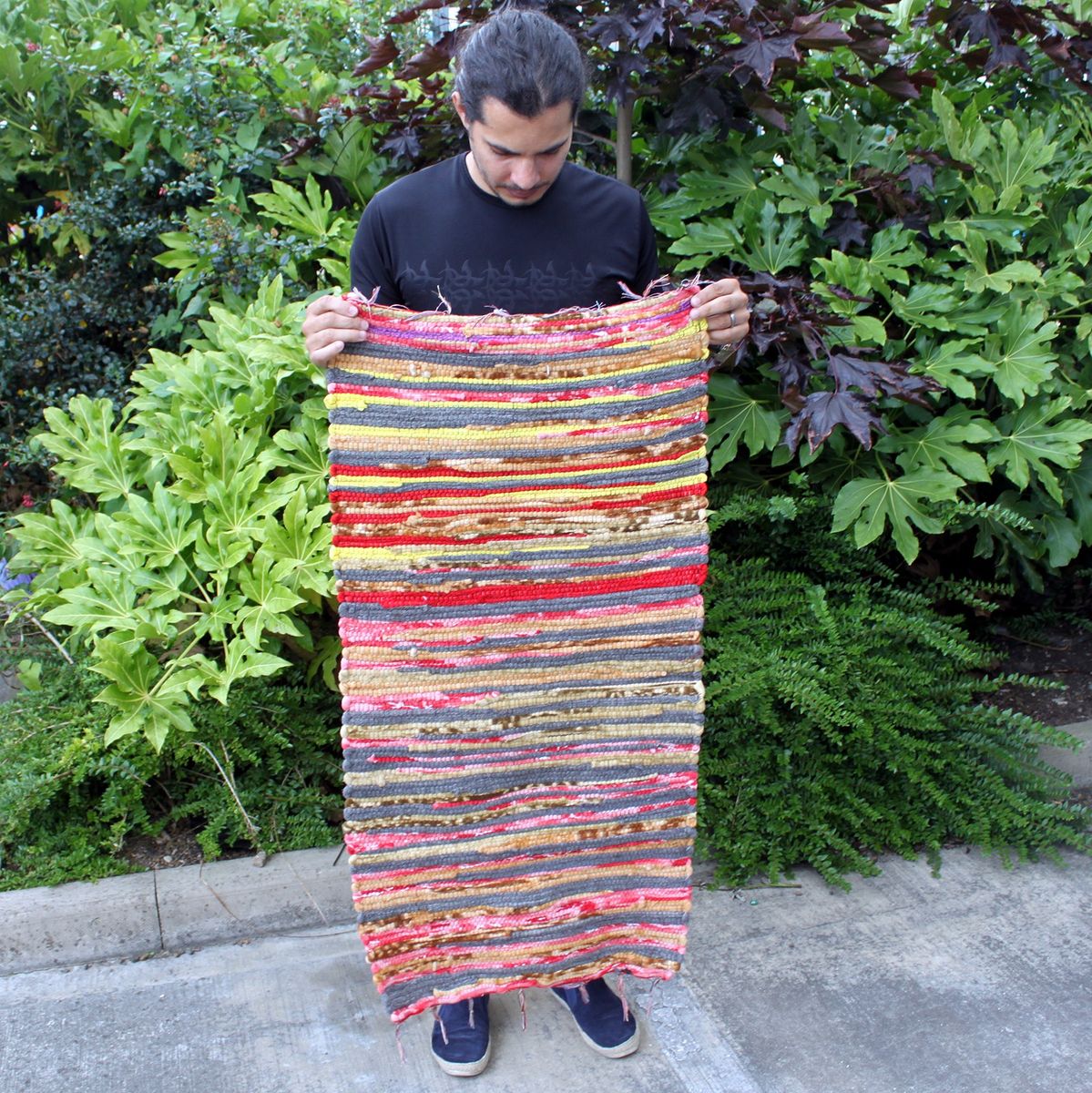 Tapete pequeno de trapo - 50x90 cm