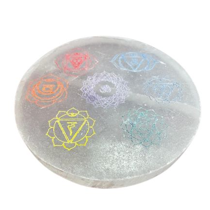 Средна зарядна платка 10 см - Chakra Design - цвят