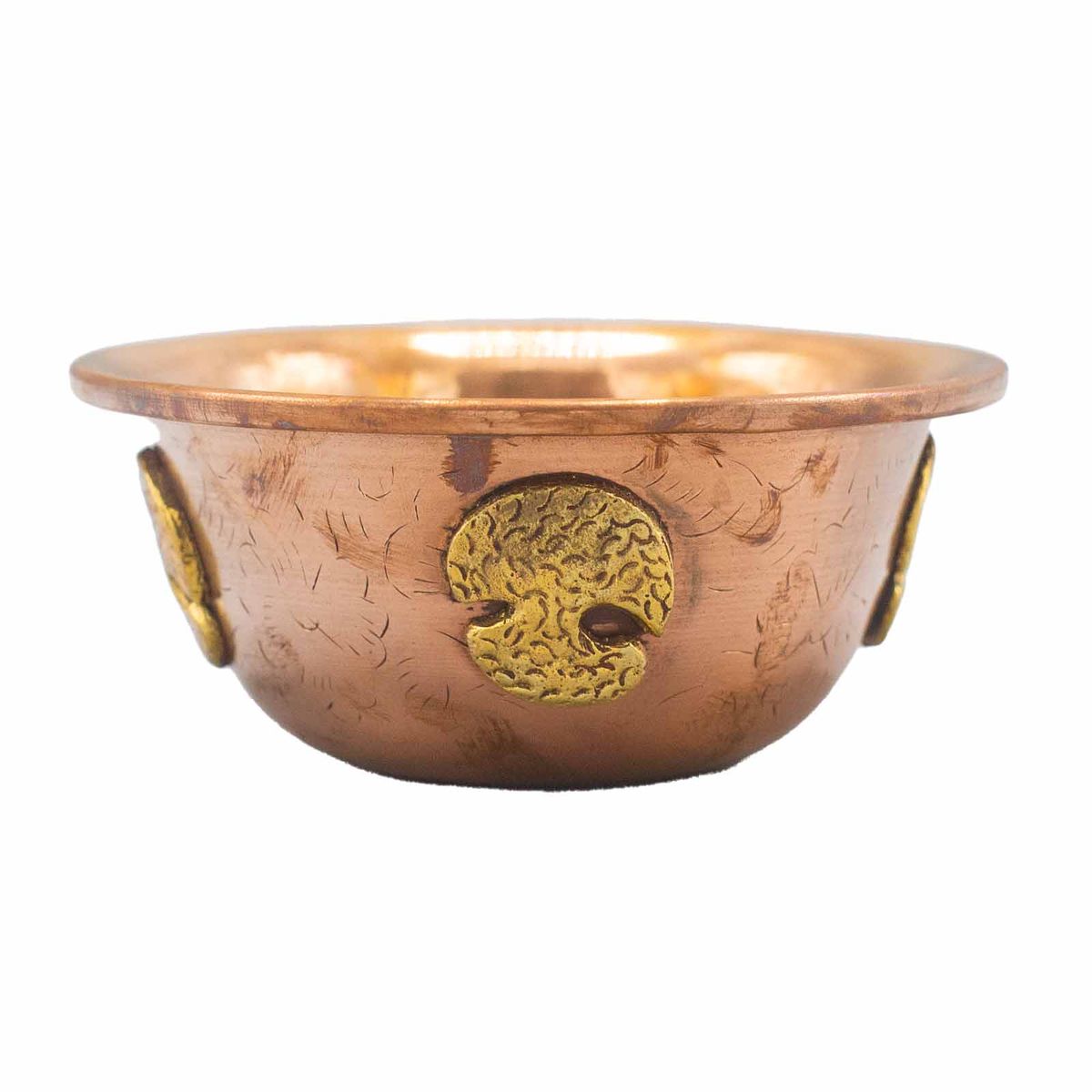 Taça ritual de cobre com Árvore da Vida 12x5 cm