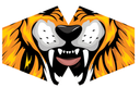 Tiger Face Mask Kids – Reusable Fashion Mask for Children