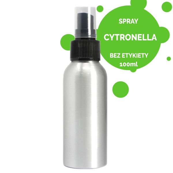 Spray Zapachowy 100 ml - Cytronella - BEZ ETYKIETY
