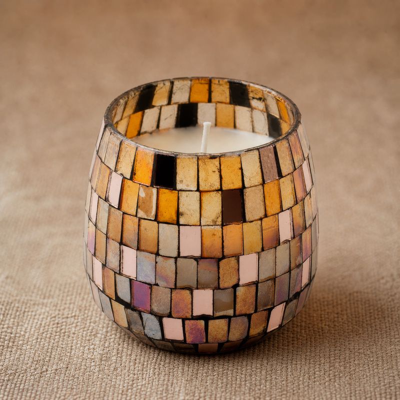 Mellan Doftljus i Glasburk - Amber Mosaic