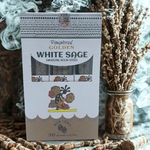 Golden Smudging Resin Sticks