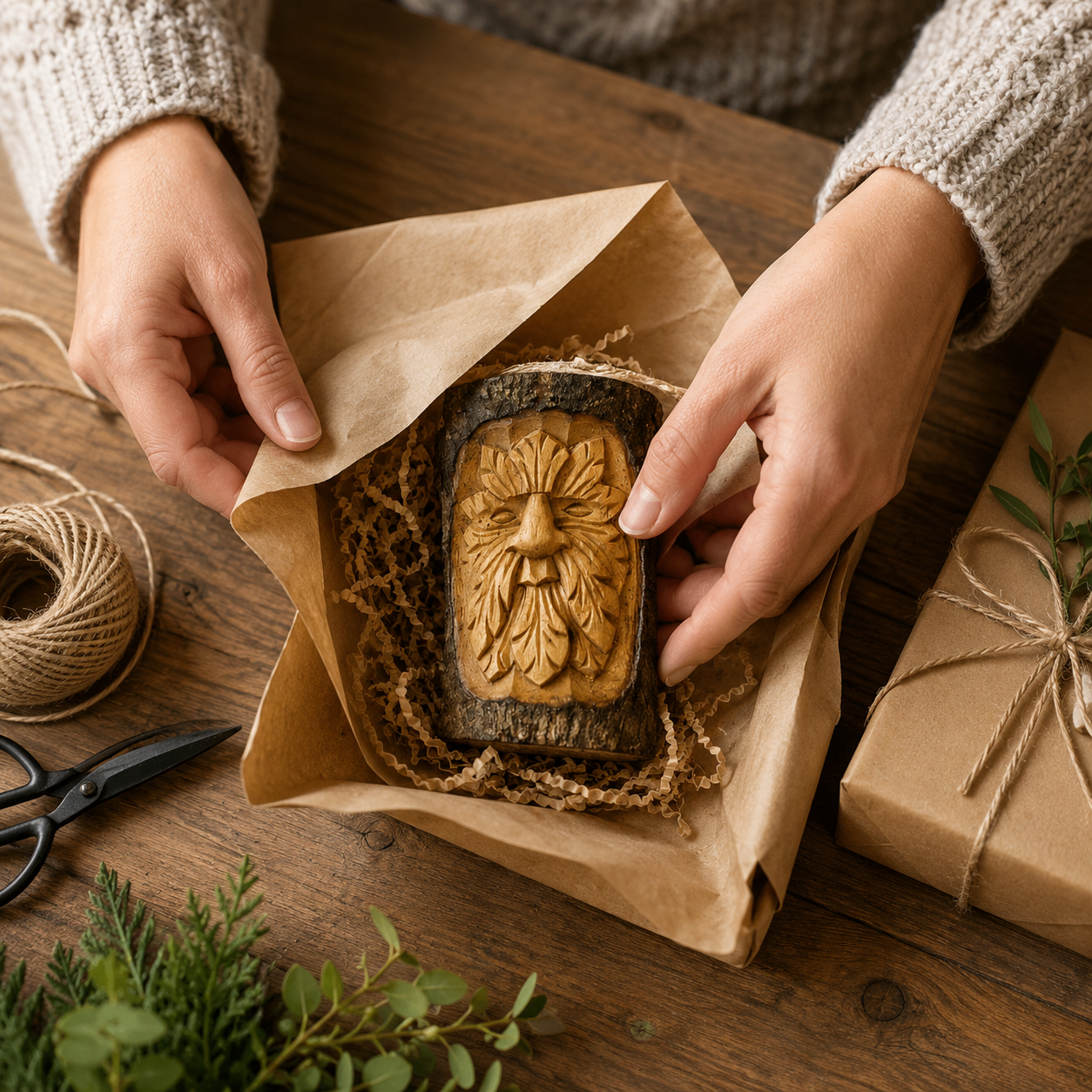 Tree Trunk Carvings