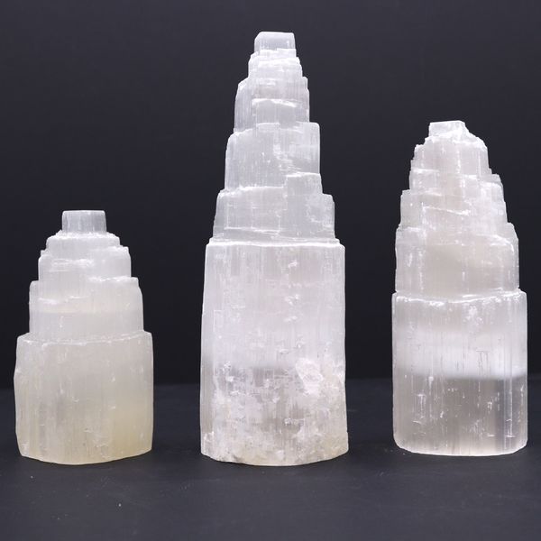 Natural Selenite Lamps