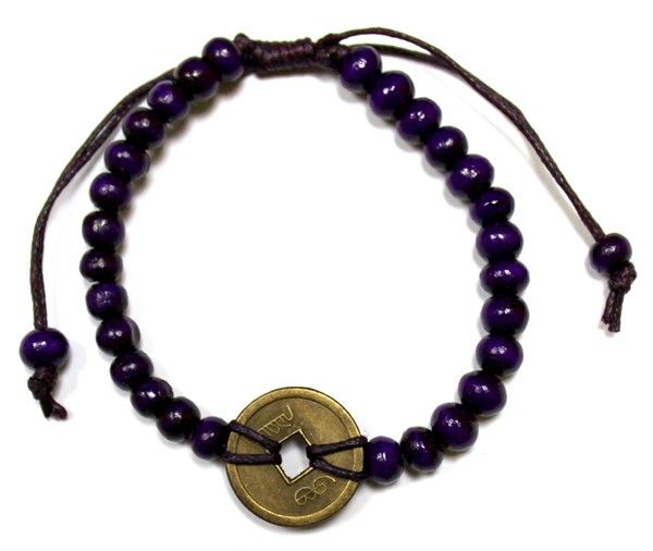 Pulseiras Feng Shui - Roxo