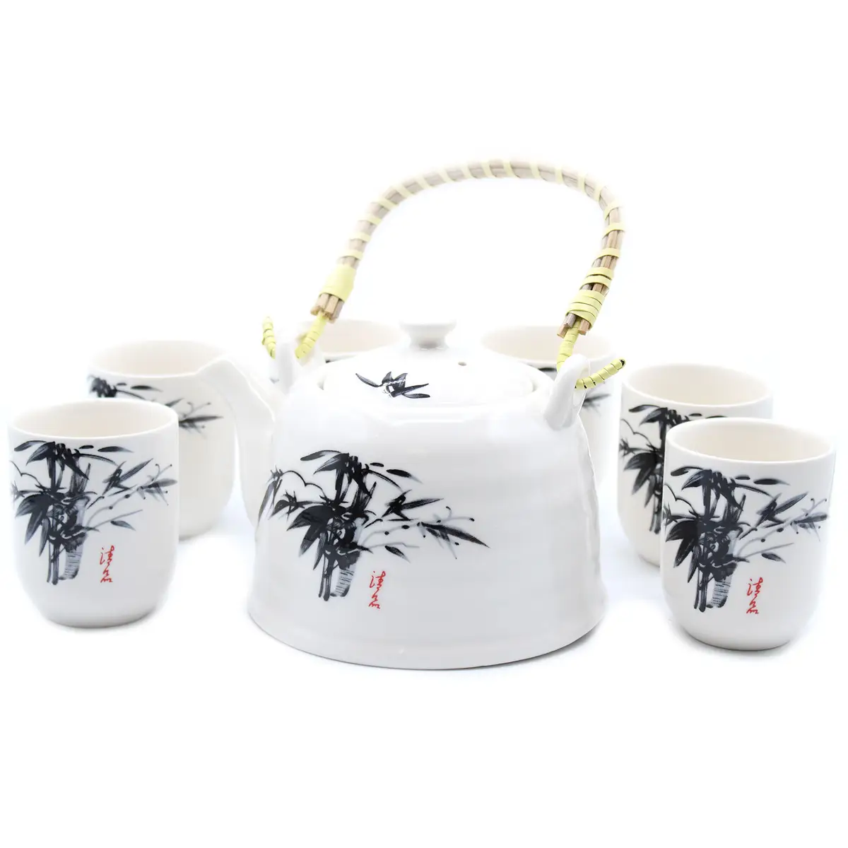 Herbal Teapot Set - White Stone Oriental — Tea · GlowDuty apothecary