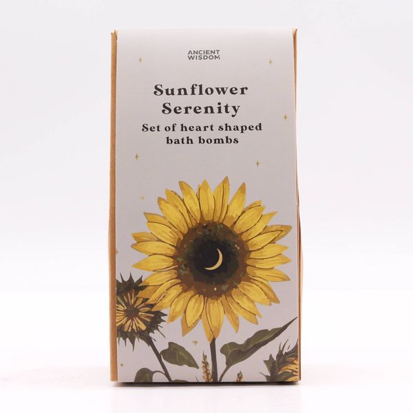 Coffret cadeau cœur pour le bain Tournesol Sérénité