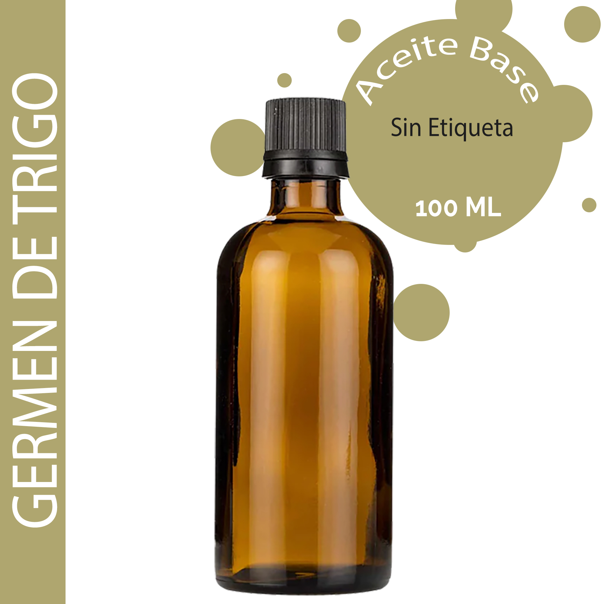 Aceite Base de Germen de Trigo - 100ml - Sin etiquetar