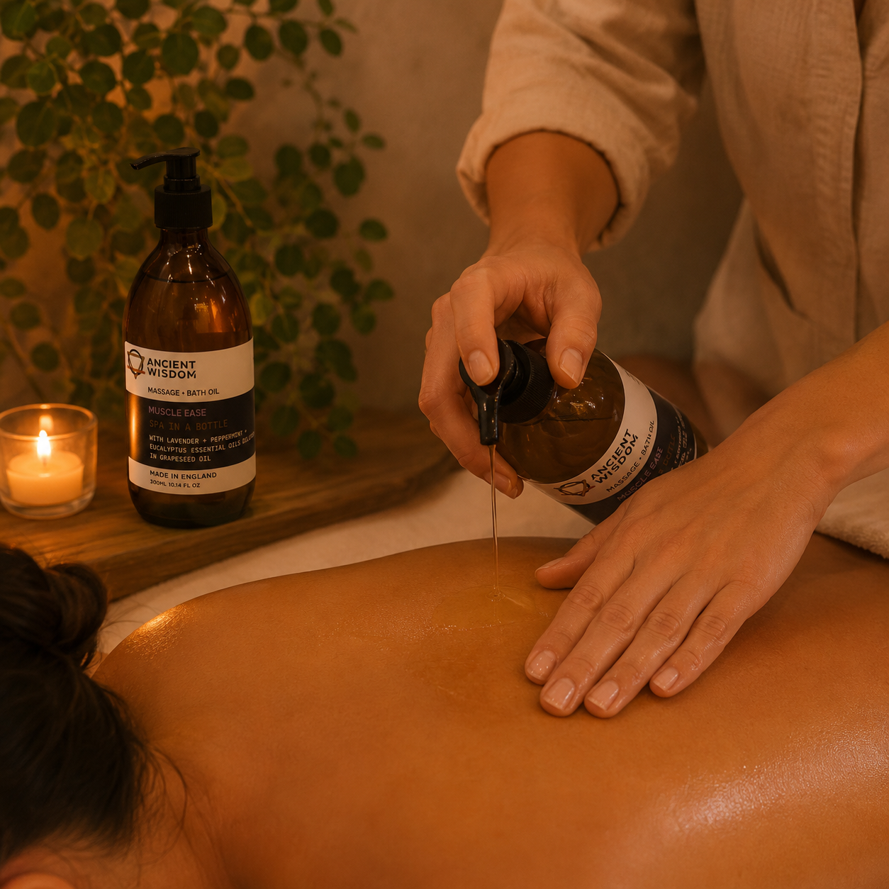 Aromatherapy Massage and Bath Oil