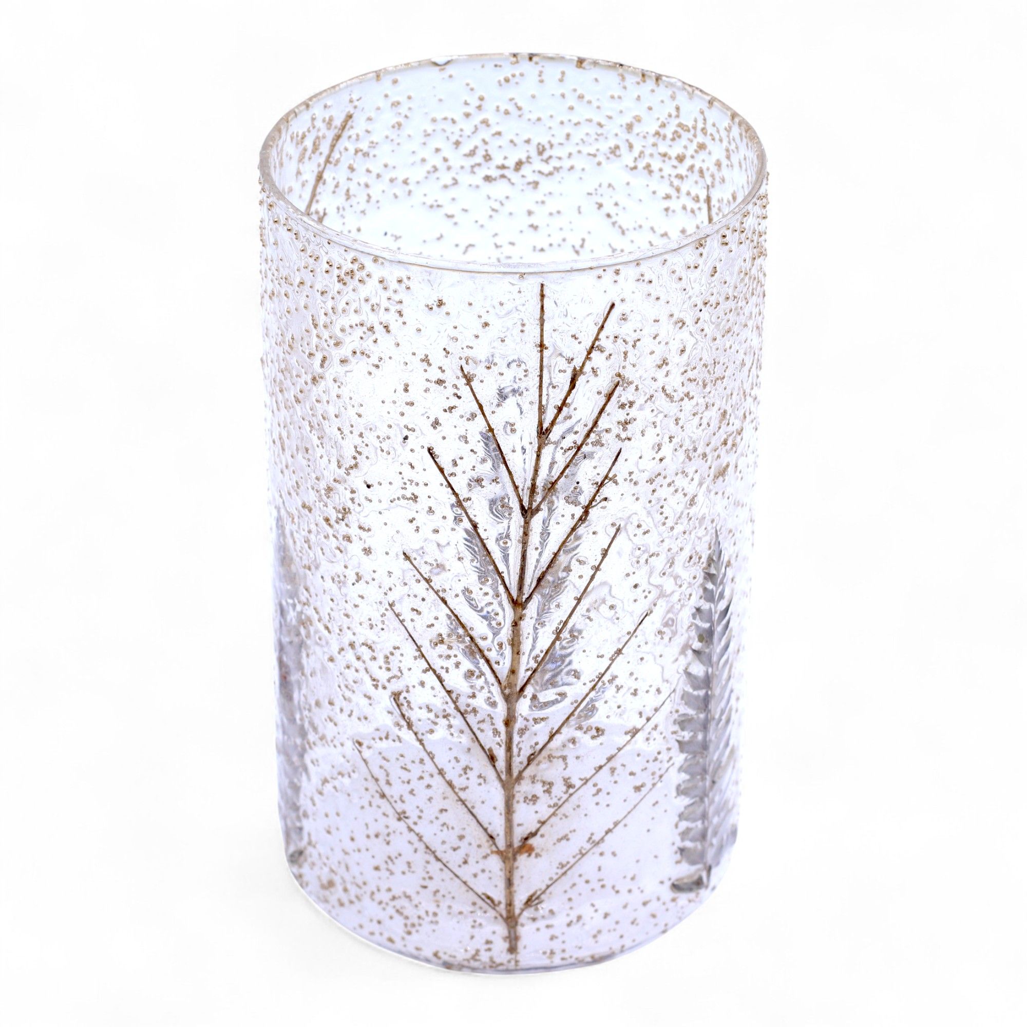 Pino Tall Glass Vase Candle Holder - 19x11cm