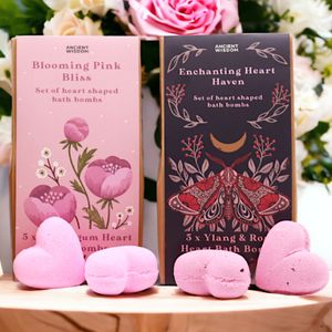 Set de Bombas de Baño en Forma de Corazón