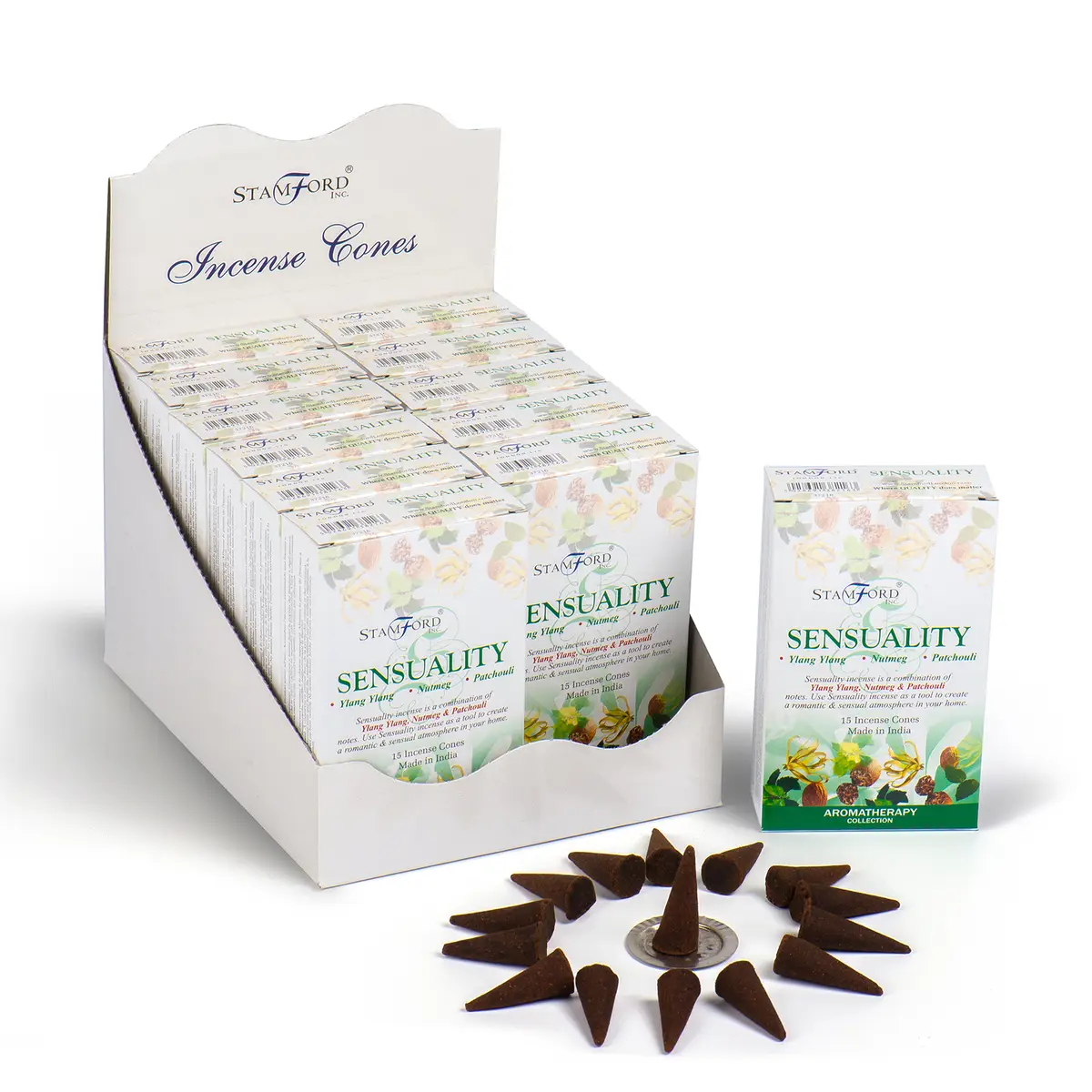 Sensuality Incense Cones — Incense · GlowDuty apothecary