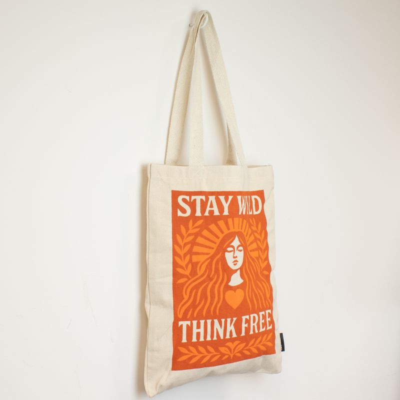 Iconic Toni Tote Bag - Stay Wild (41x31cm) - Natural 10oz