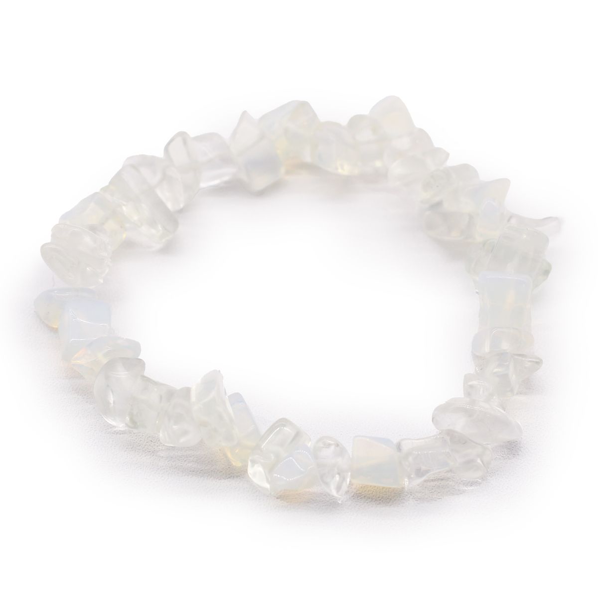 Pulseira Fragmentos de Pedras Preciosas - Opalita