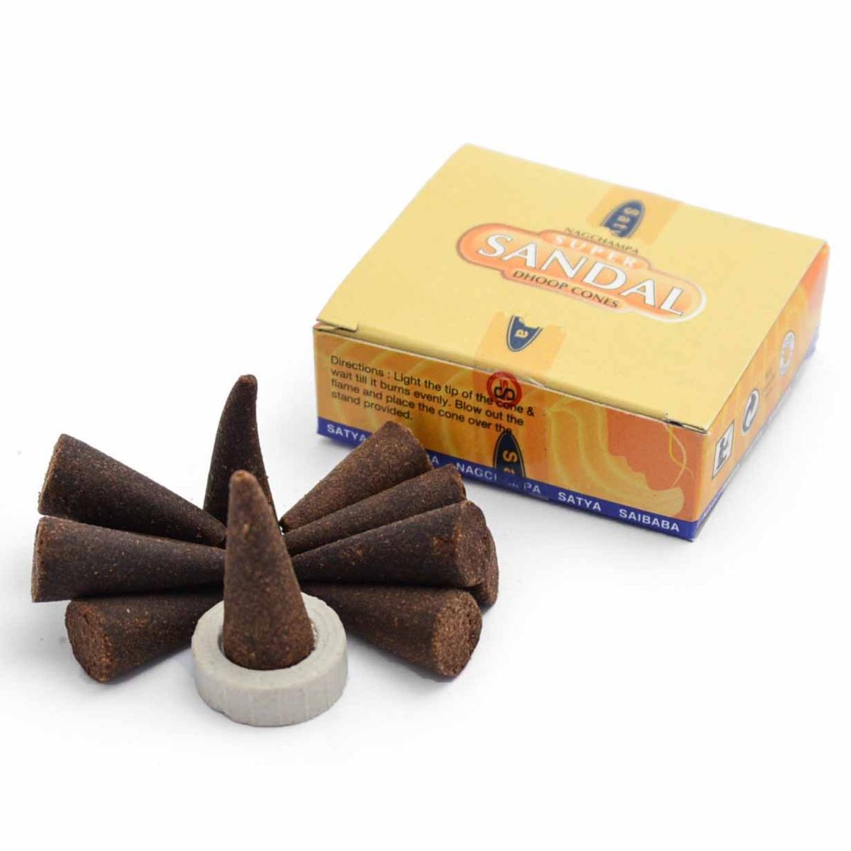 Cones de incenso Dhoop