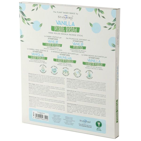 Pack de 6 Bâtonnets d'Encens Masala Végétal - Vanille