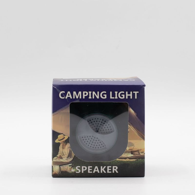 Camping Hanging Light and Mini Speaker - Green