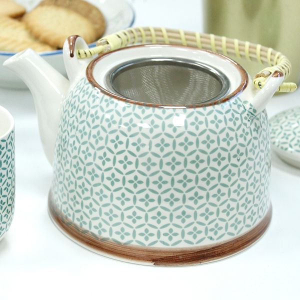 Set de Thé Traditionnel  -  Mosaique Verte