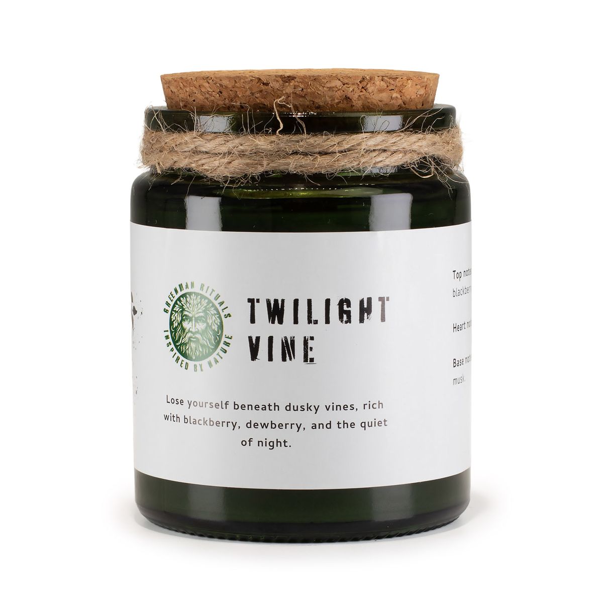 Vela de soja Greenman Woodwick - Videira Crepuscular