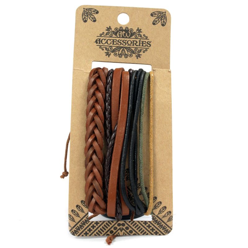 Set de Bracelet pour Homme - Bronzés (assortis)