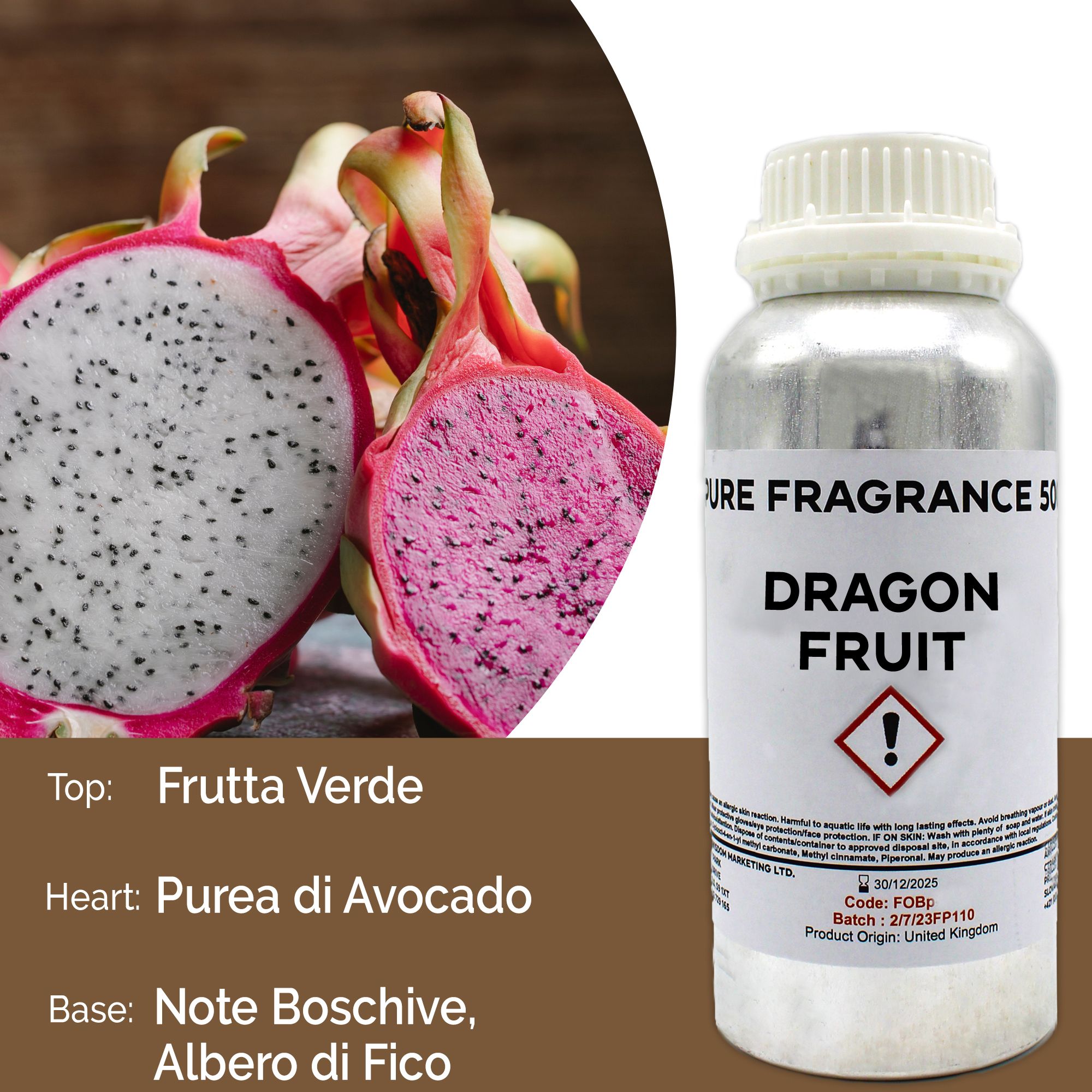 Fragranza Pura 500g - Frutto del Drago