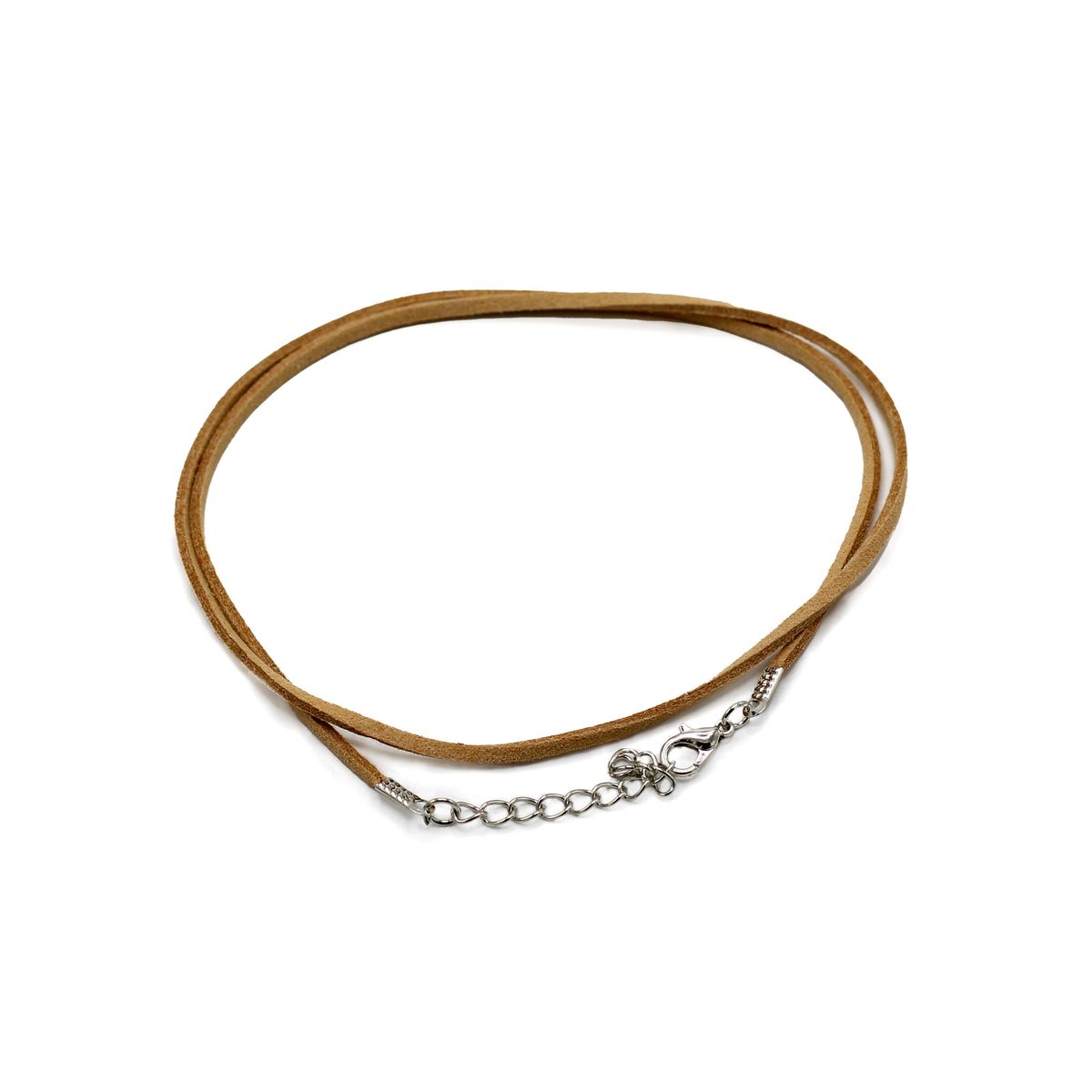Cordões para acessórios - 2,5 mm x 55 cm - Castanho claro A120