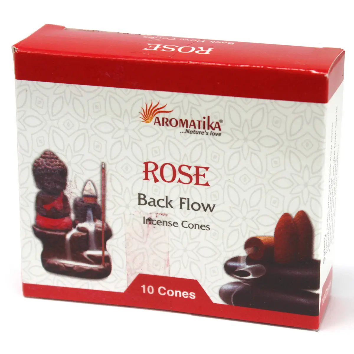 Aromatica Backflow Incense Cones - Rose — Incense · GlowDuty apothecary