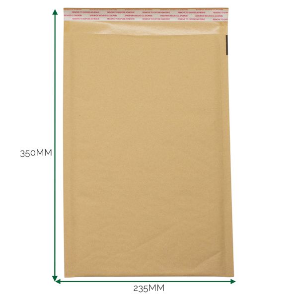 Sobre acolchado con burbuja de papel Kraft (235x350+40mm)