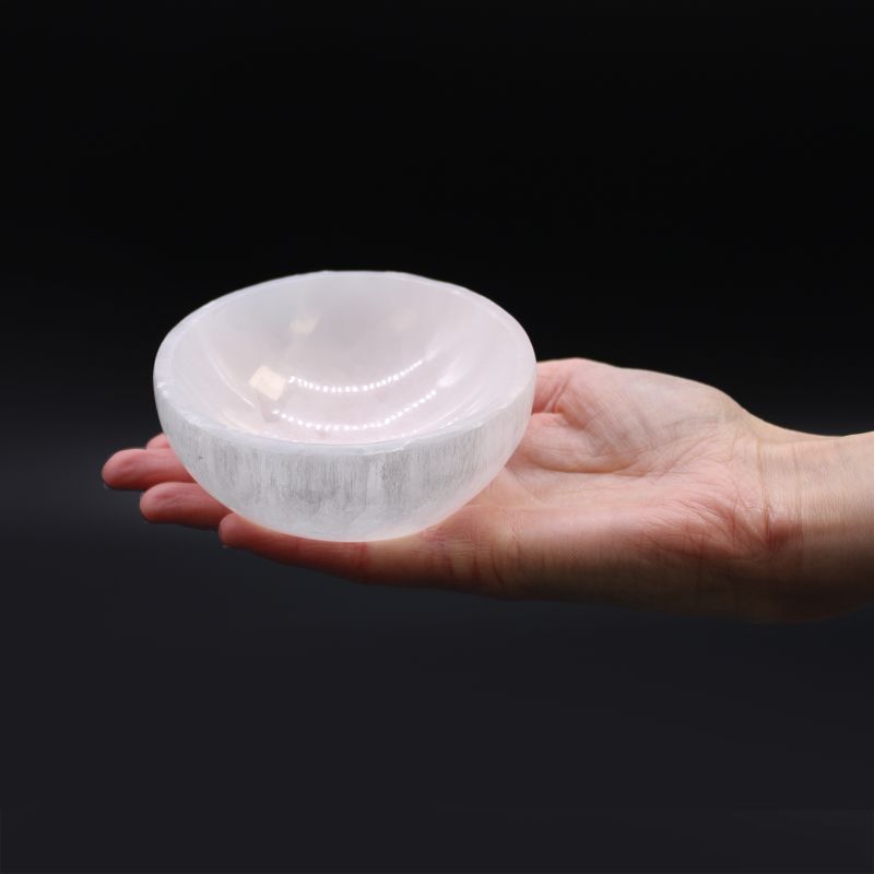 Bol Rond en Sélénite - 10cm