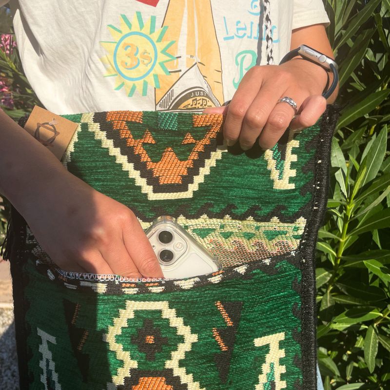 Sac Kilim - Vert