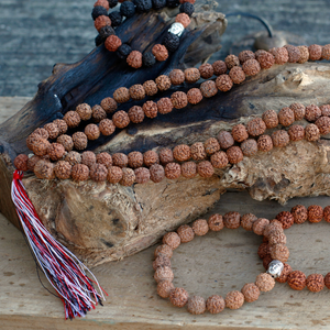Rudraksha Buddha Bangle Mala
