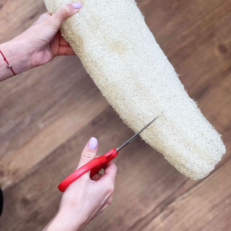 Loofah Entier de Luxe Égyptien - Comprimé - 50-60cm