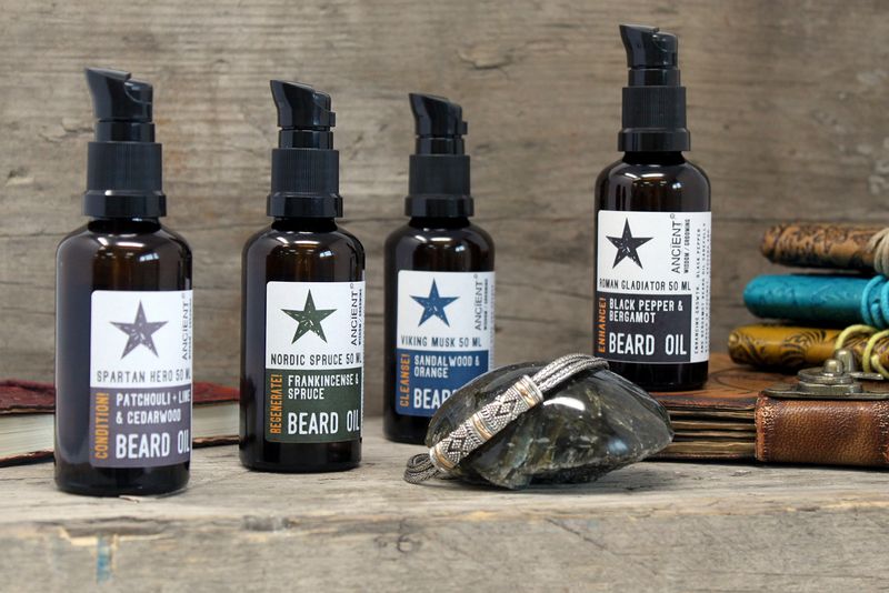 Huile Barbe 50ml - Musk Viking - Nettoie !