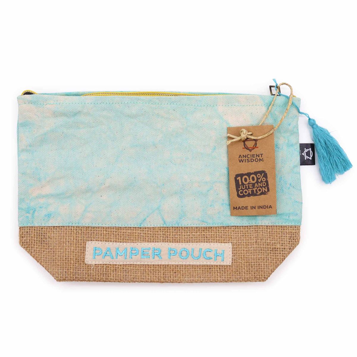 Bolsa de Higiene Pessoal - Azuis - Lavada à Pedra