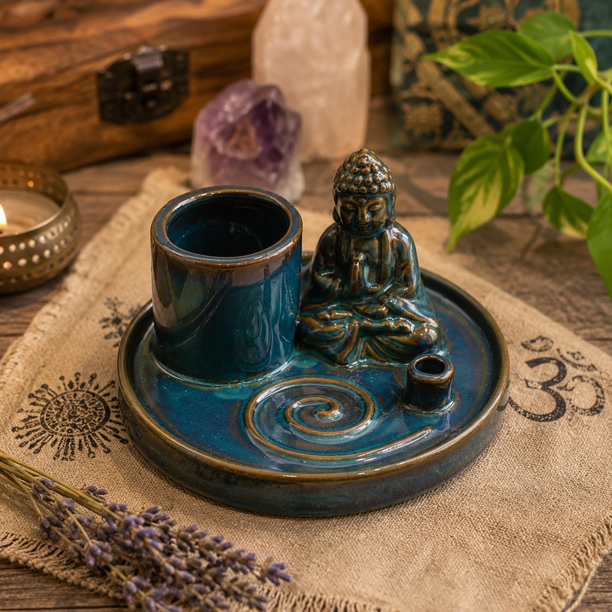 Boeddha Wierookplaten – Keramieken Collectie
